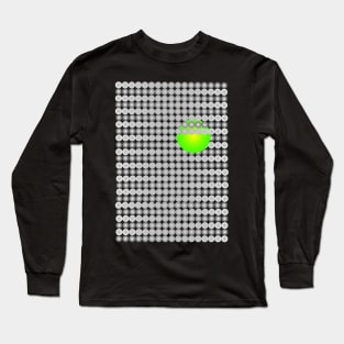 Grey balls with green Long Sleeve T-Shirt